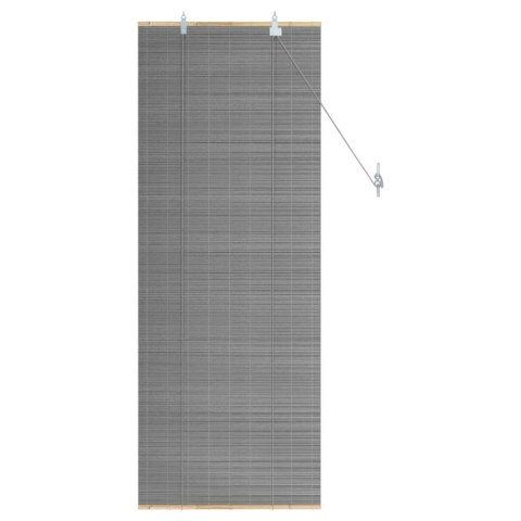 ROLETA SZARY 40X160CM BAMBUS