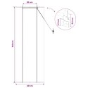 ROLETA SZARY 40X160CM BAMBUS