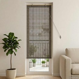 ROLETA SZARY 40X220CM BAMBUS