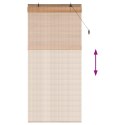 ROLETA BRĄZOWY 110X220CM BAMBUS