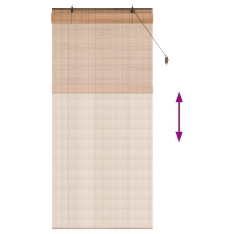 ROLETA BRĄZOWY 110X220CM BAMBUS