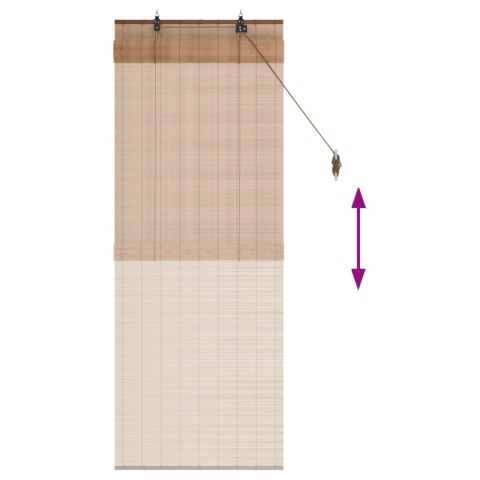 ROLETA BRĄZOWY 60X160CM BAMBUS