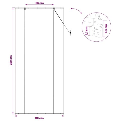 ROLETA NATURALNY 110X220CM BAMBUS