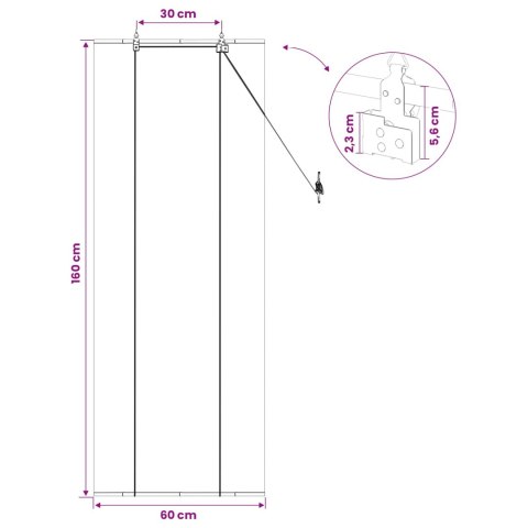 ROLETA NATURALNY 60X160CM BAMBUS
