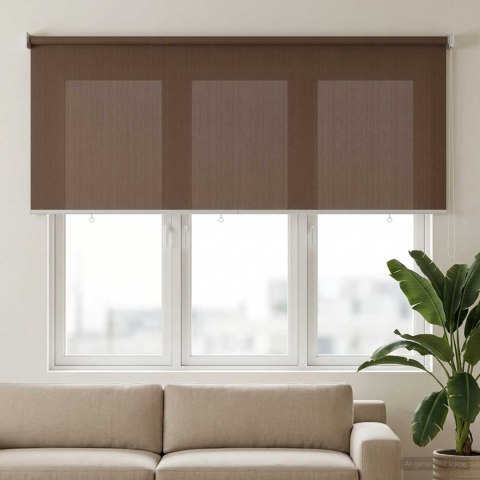 ROLETA ZEWNĘTRZNA 90% BLOKADA UV CIEMNOSZARY 120X140CM HDPE