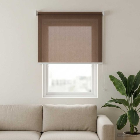 ROLETA ZEWNĘTRZNA 90% BLOKADA UV CIEMNOSZARY 60X140CM HDPE