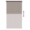 ROLETA ZEWNĘTRZNA 90% BLOKADA UV CIEMNOSZARY 60X140CM HDPE