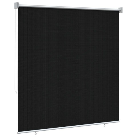 ROLETA ZEWNĘTRZNA 90% BLOKADA UV CZARNY 140X140CM HDPE