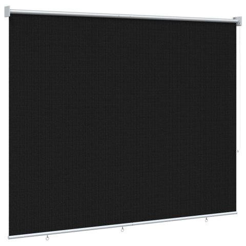 ROLETA ZEWNĘTRZNA 90% BLOKADA UV CZARNY 200X140CM HDPE