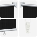 ROLETA ZEWNĘTRZNA 90% BLOKADA UV CZARNY 200X140CM HDPE