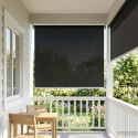 ROLETA ZEWNĘTRZNA 90% BLOKADA UV CZARNY 80X140CM HDPE