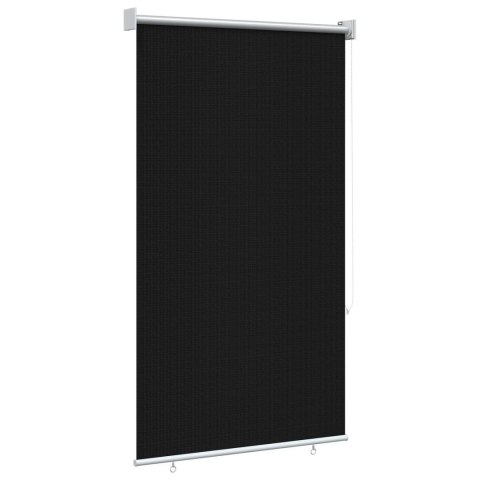 ROLETA ZEWNĘTRZNA 90% BLOKADA UV CZARNY 80X140CM HDPE