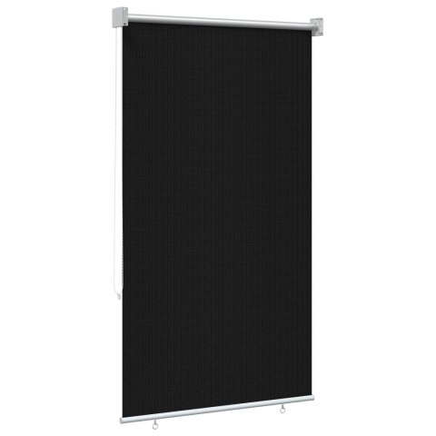 ROLETA ZEWNĘTRZNA 90% BLOKADA UV CZARNY 80X140CM HDPE