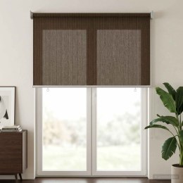 ROLETA ZEWNĘTRZNA 90% BLOKADA UV BRĄZOWY 120X230CM HDPE