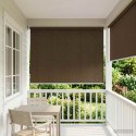 ROLETA ZEWNĘTRZNA 90% BLOKADA UV BRĄZOWY 120X230CM HDPE