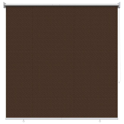 ROLETA ZEWNĘTRZNA 90% BLOKADA UV BRĄZOWY 140X140CM HDPE