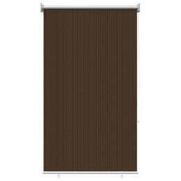 ROLETA ZEWNĘTRZNA 90% BLOKADA UV BRĄZOWY 60X140CM HDPE