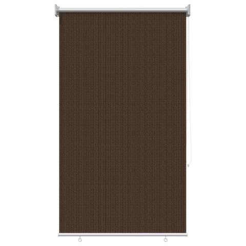 ROLETA ZEWNĘTRZNA 90% BLOKADA UV BRĄZOWY 60X140CM HDPE