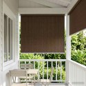 ROLETA ZEWNĘTRZNA 90% BLOKADA UV BRĄZOWY 60X140CM HDPE