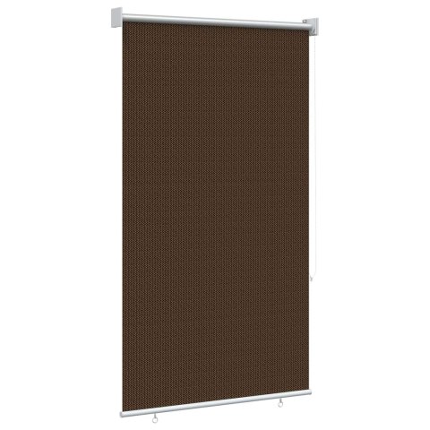 ROLETA ZEWNĘTRZNA 90% BLOKADA UV BRĄZOWY 60X140CM HDPE