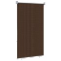 ROLETA ZEWNĘTRZNA 90% BLOKADA UV BRĄZOWY 80X140CM HDPE
