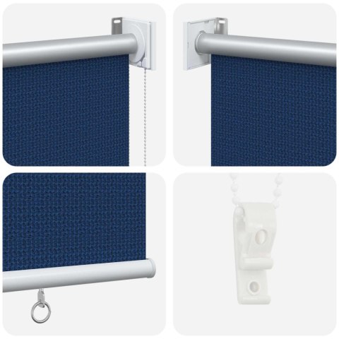 ROLETA ZEWNĘTRZNA 90% BLOKADA UV NIEBIESKI 140X140CM HDPE