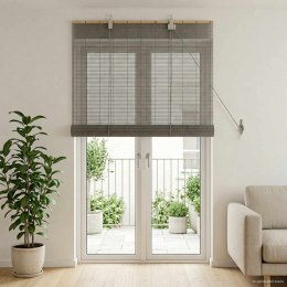 ROLETA SZARY 100X220CM BAMBUS