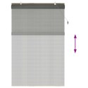 ROLETA SZARY 130X220CM BAMBUS