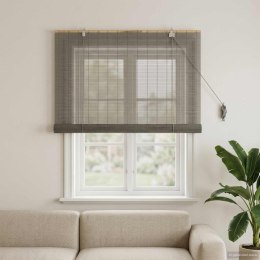 ROLETA SZARY 80X160CM BAMBUS