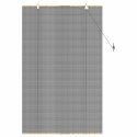 ROLETA SZARY 80X160CM BAMBUS