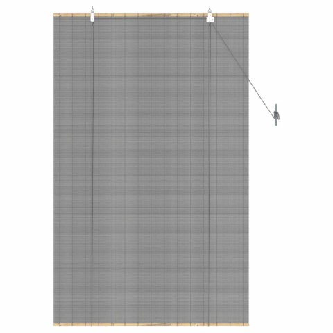 ROLETA SZARY 80X160CM BAMBUS