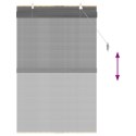 ROLETA SZARY 80X160CM BAMBUS