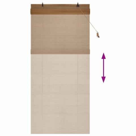 ROLETA BRĄZOWY 120X220CM BAMBUS