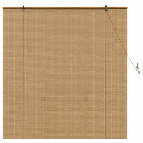 ROLETA BRĄZOWY 130X160CM BAMBUS