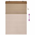 ROLETA BRĄZOWY 130X220CM BAMBUS