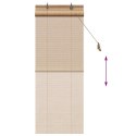 ROLETA BRĄZOWY 50X160CM BAMBUS