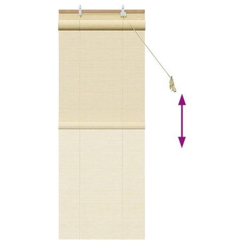 ROLETA NATURALNY 50X160CM BAMBUS