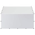 KURNIK Z DACHEM SREBRNY 200X200X150CM STAL OCYNKOWANA