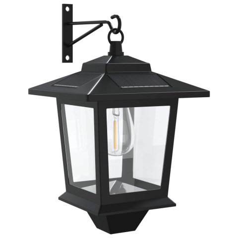 LAMPA MONTAŻOWA NA ŚCIANIE 2 SZT. CZARNY 19X14X25CM