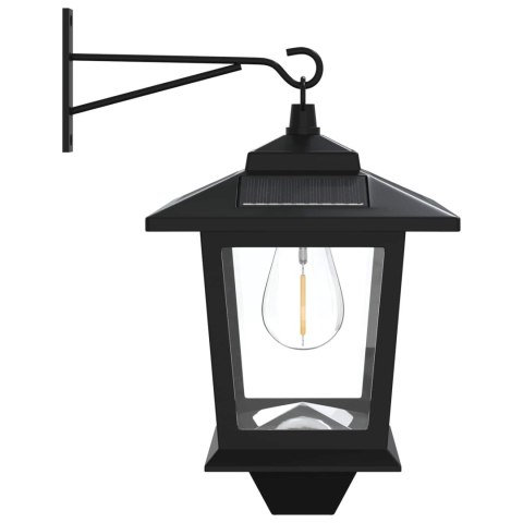 LAMPA MONTAŻOWA NA ŚCIANIE 2 SZT. CZARNY 19X14X25CM
