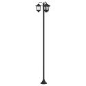 LAMPION Z 3 GŁOWICAMI CZARNY 16X16X187CM ALUMINIUM I ABS