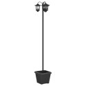 LAMPION Z 3 GŁOWICAMI CZARNY 32X32X188CM ALUMINIUM I ABS