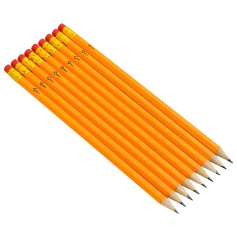 OŁÓWKI HB 1000 SZT. ŚR. 0,7X18,5CM ŻÓŁTY LITE DREWNO TOPOLOWE