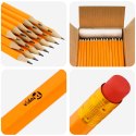 OŁÓWKI HB 1000 SZT. ŚR. 0,7X18,5CM ŻÓŁTY LITE DREWNO TOPOLOWE
