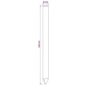 SŁUPKI OGRODZENIOWE 5 SZT. ZIELONY 120CM LITE DREWNO SOSNOWE