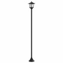 ZESTAW LAMP POST WITH LED BULB 2 SZT. CZARNY 16X16X156CM