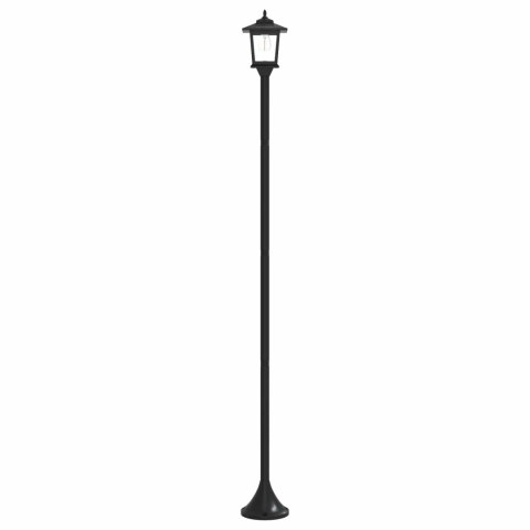 ZESTAW LAMP POST WITH LED BULB 2 SZT. CZARNY 16X16X156CM