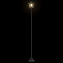 ZESTAW LAMP POST WITH LED BULB 2 SZT. CZARNY 16X16X156CM