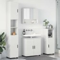 VidaXL Zestaw mebli łazienkowych Montowane na ścianie 4 pcs Biały