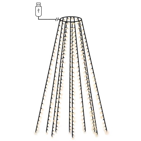 LAMPKI CHOINKOWE W FORMIE SIATKI 300 LED 300CM